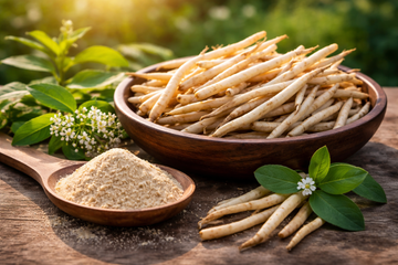 Safed Musli root Ayurvedic herb for natural testosterone support