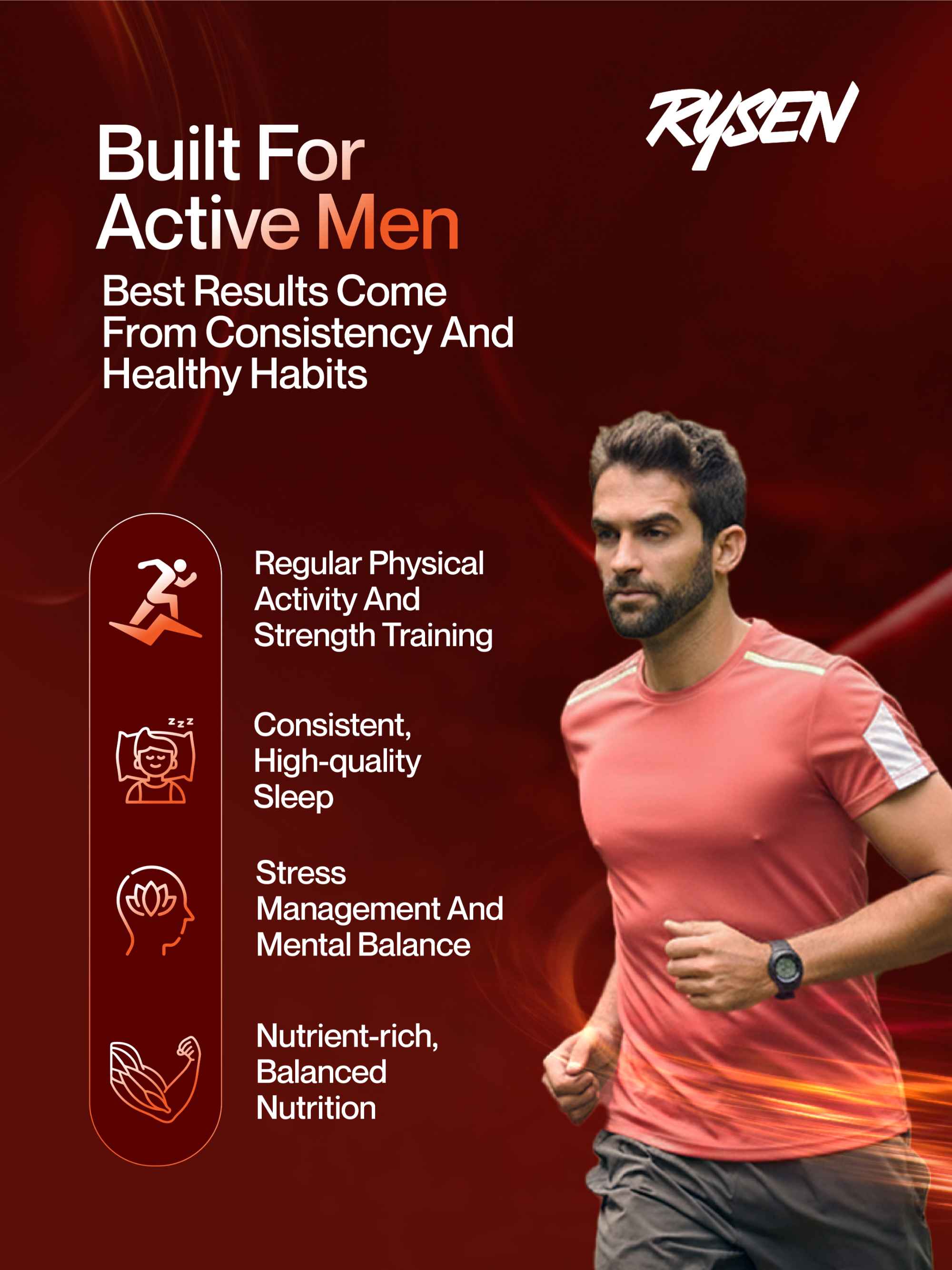 Rysen Conqueror T-Fuel – Vitality, Performance & Strength (60 Capsules)