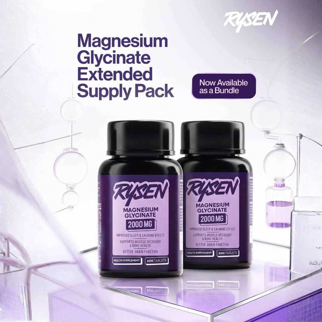 Combo of Rysen Magnesium Glycinate 